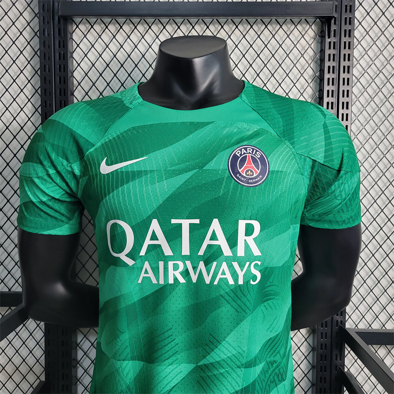 23/24 Paris Saint-Germain PSG Green Goalkeeper Jersey - Player Version