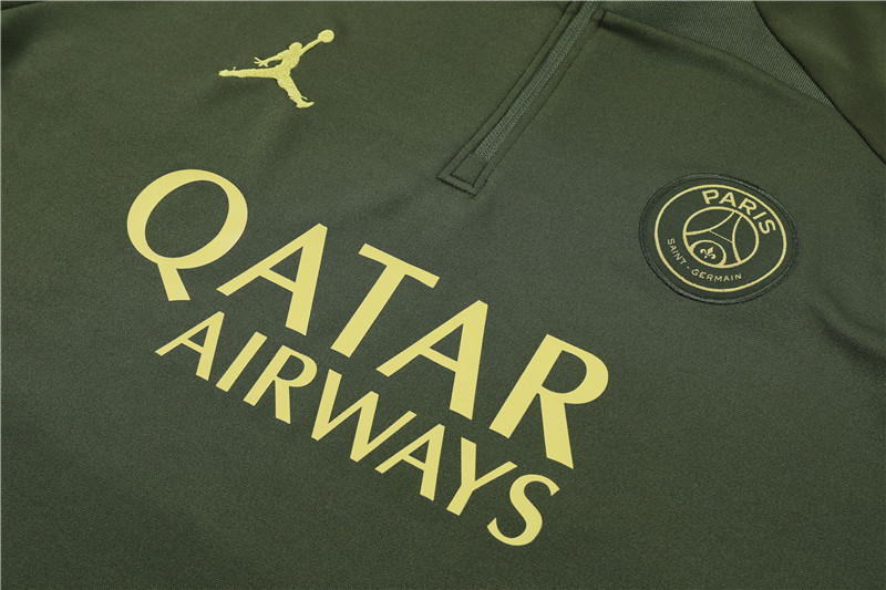 Paris Saint-Germain PSG 23-24 Long Sleeve Training Set -Pitch Green