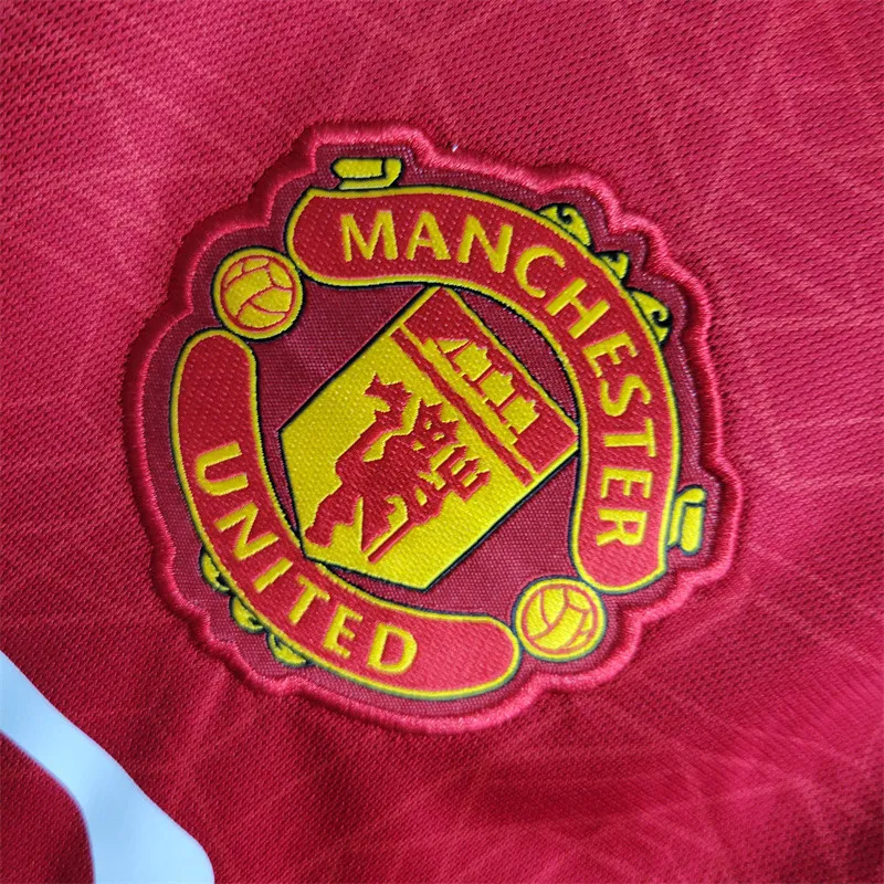 Manchester United 23-24 Home Long Sleeve Jersey - Fans Version