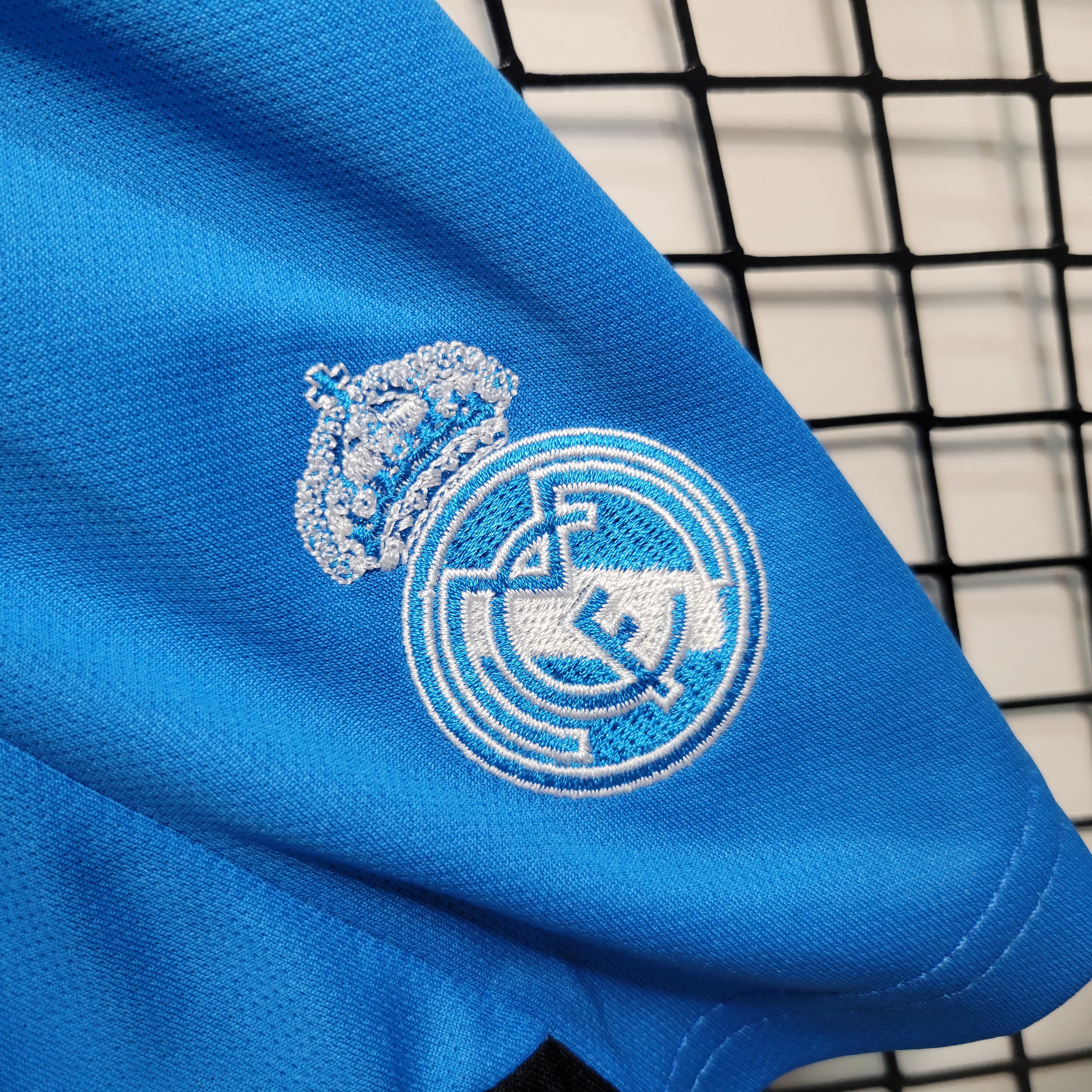 Real Madrid 23-24 Blue Goalkeeper Kids Kit