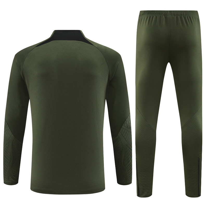 B.A.R.S.A 23-24 Kids Long Sleeve Training Set Olive Drab
