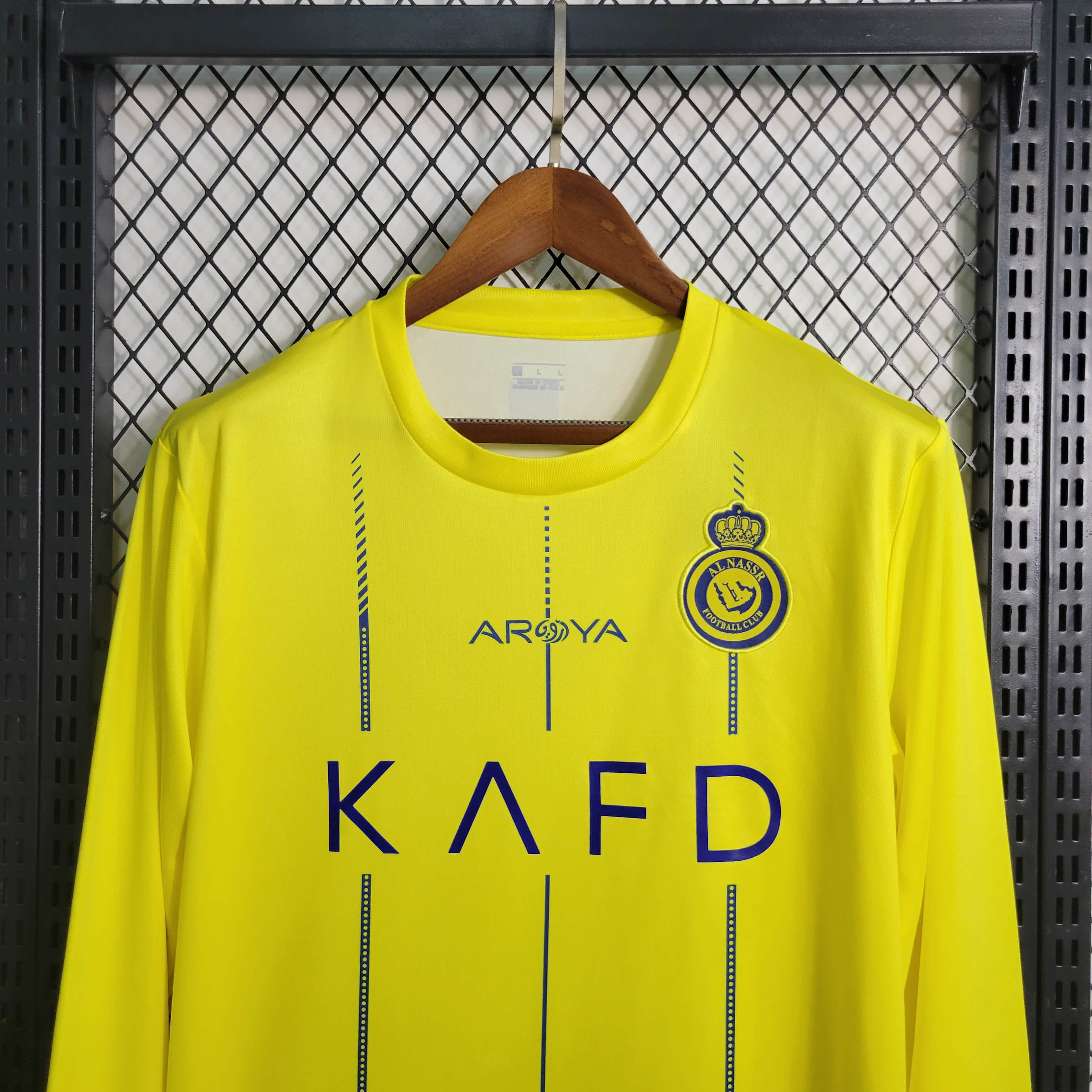 Al Nassr Riyadh Victory 23-24 Home Long Sleeve Jersey - Fans Version