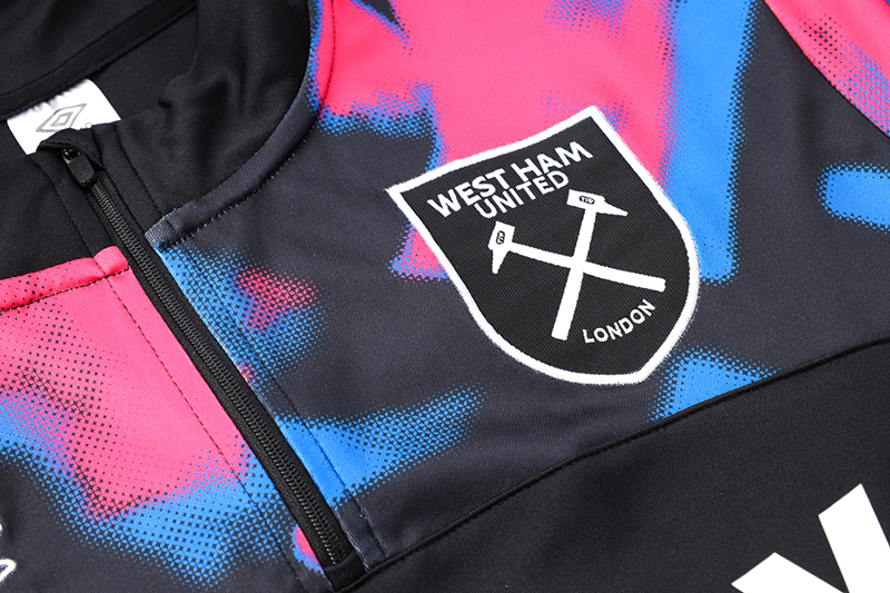 West Ham United 23-24 Long Sleeve Training Set -Black