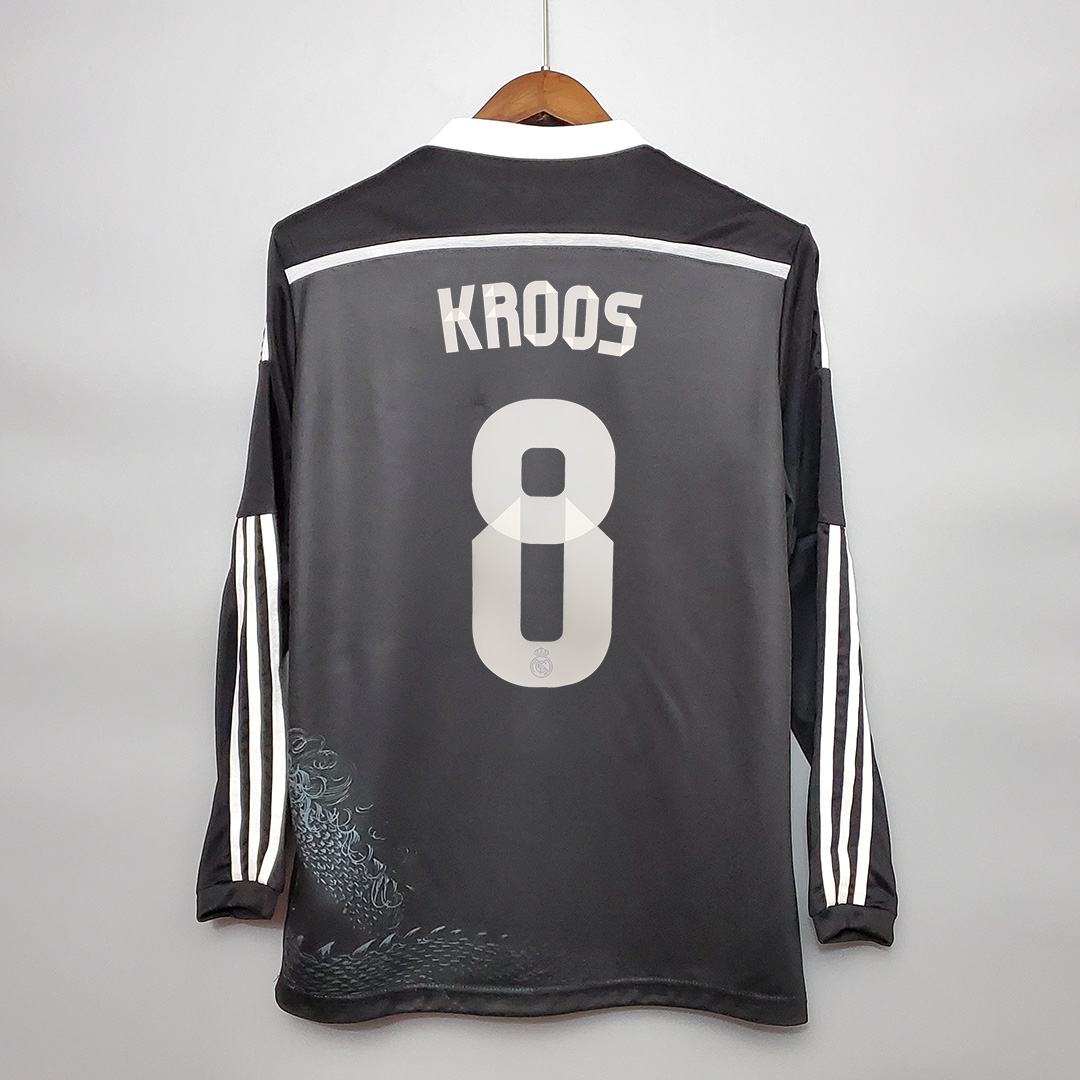 Real Madrid Retro 14-15 Third Away Long Sleeve Jersey