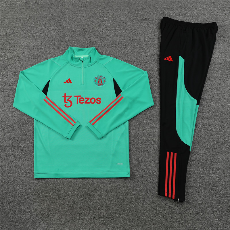 Manchester United 23-24 Long Sleeve Training Set -Green