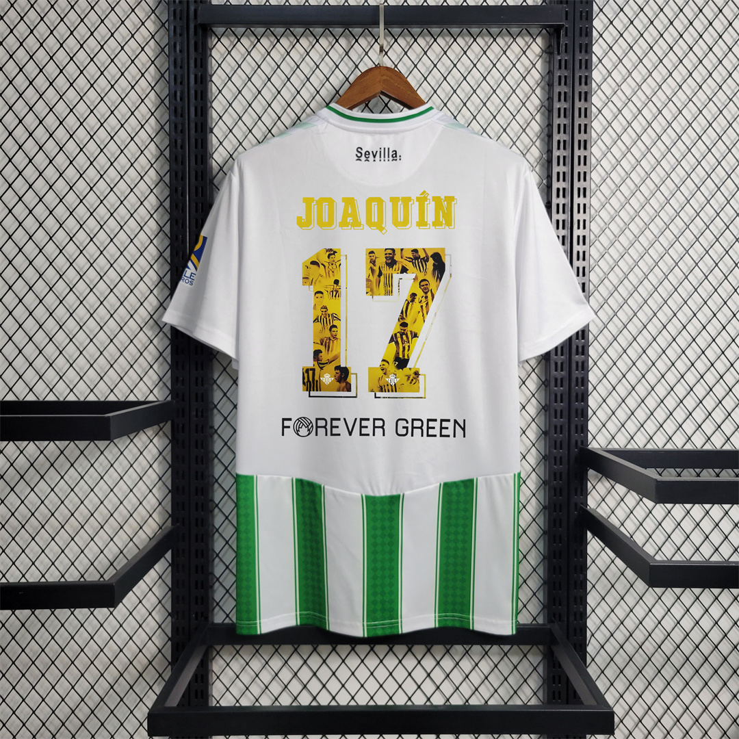 Real Betis 23-24 Home Final Game 17# JOAQUIN with All Detail