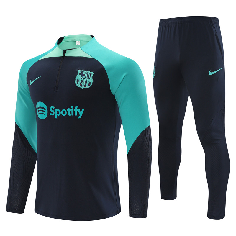 B.A.R.S.A 23-24 Long Sleeve Training Set -Black and Blue