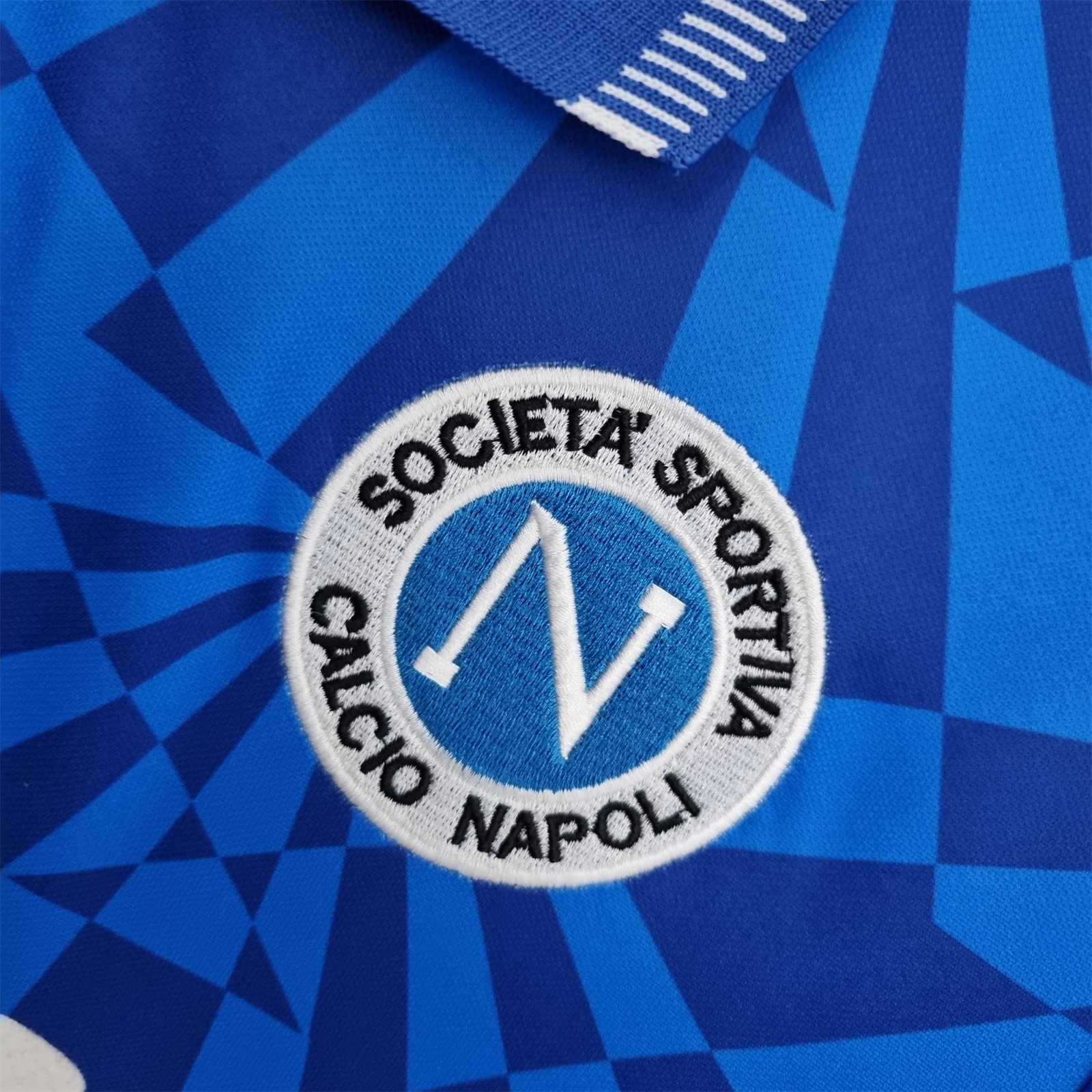 Retro Napoli 1991-93 Home Stadium Jersey