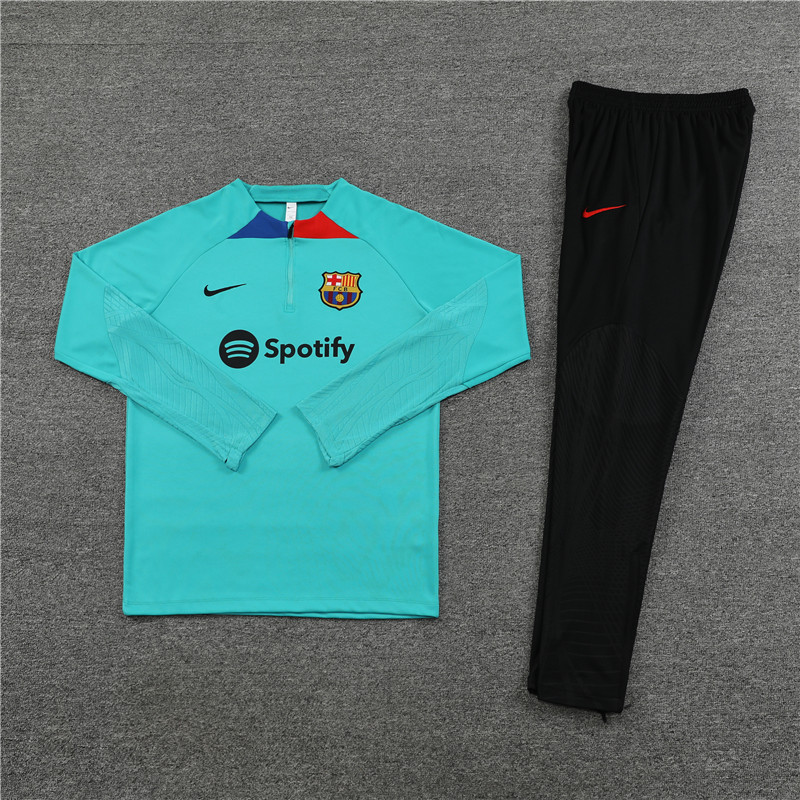 B.A.R.S.A 23-24 Kids Long Sleeve Training Set Lake Blue