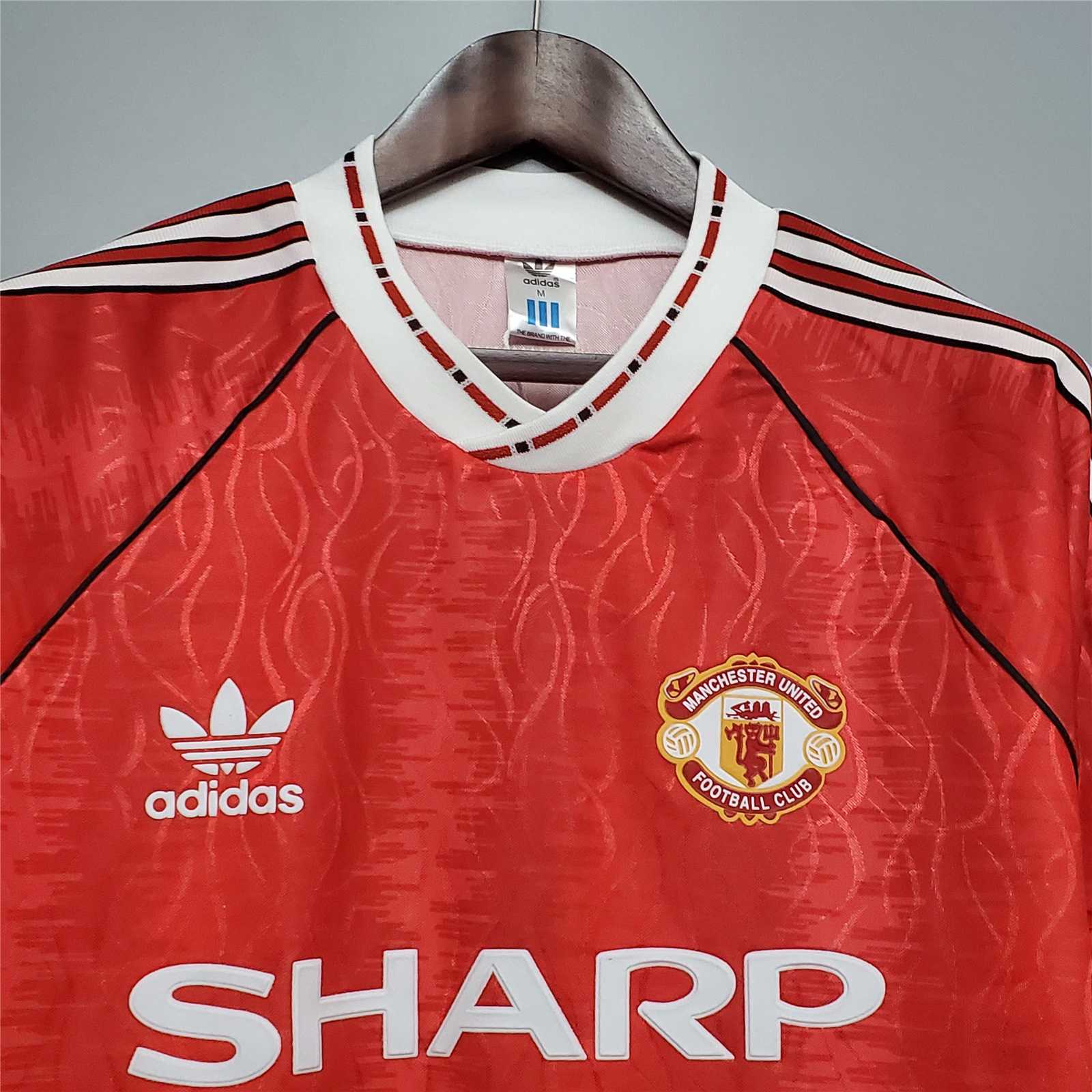 Manchester United Retro 91-92 Home Jersey