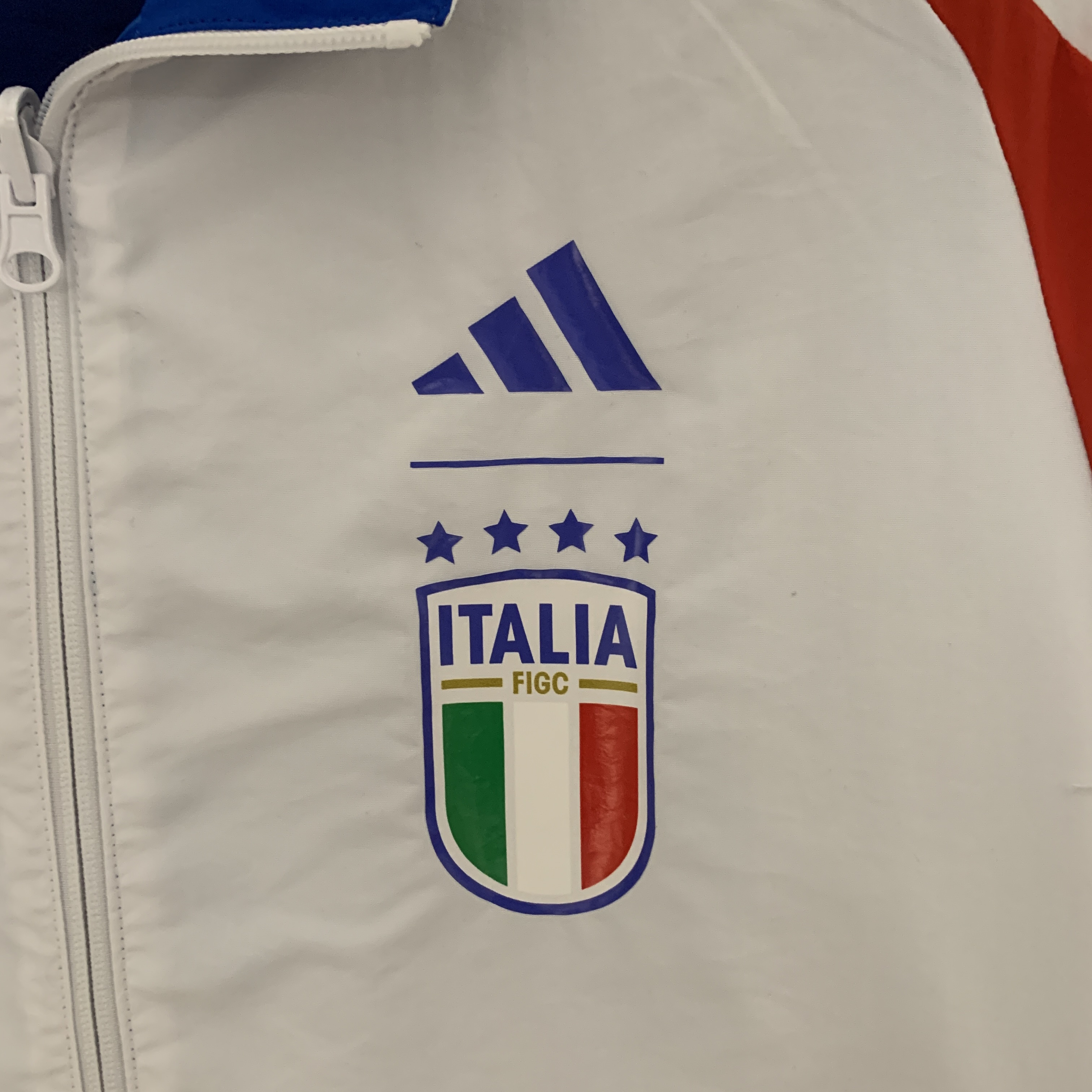 Italy 23-24 Double Sided Windbreaker - Blue & White