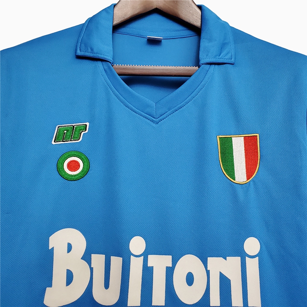 Retro Napoli 1987-88 Home Stadium Jersey