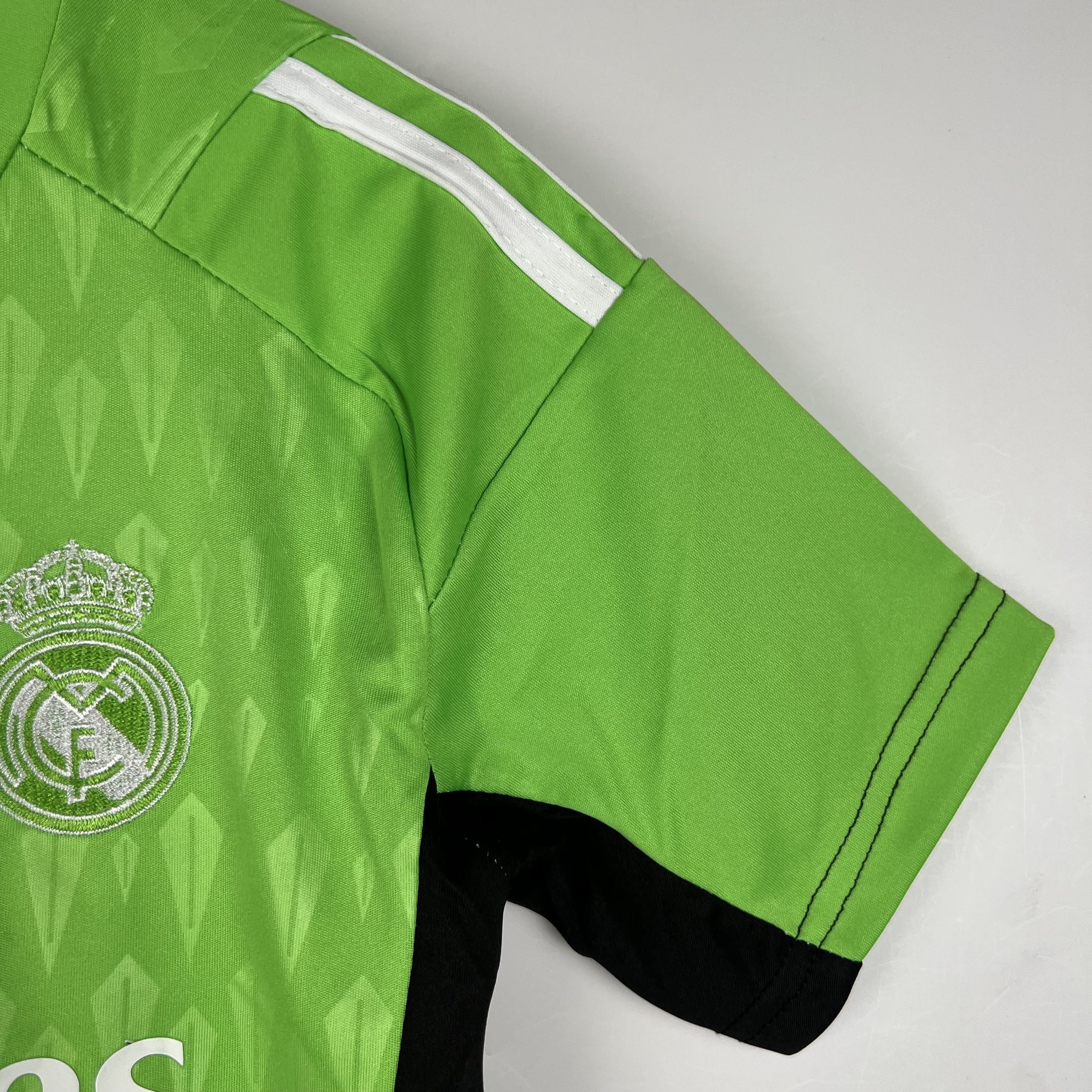 Real Madrid 23-24 Green Goalkeeper Kids Kit