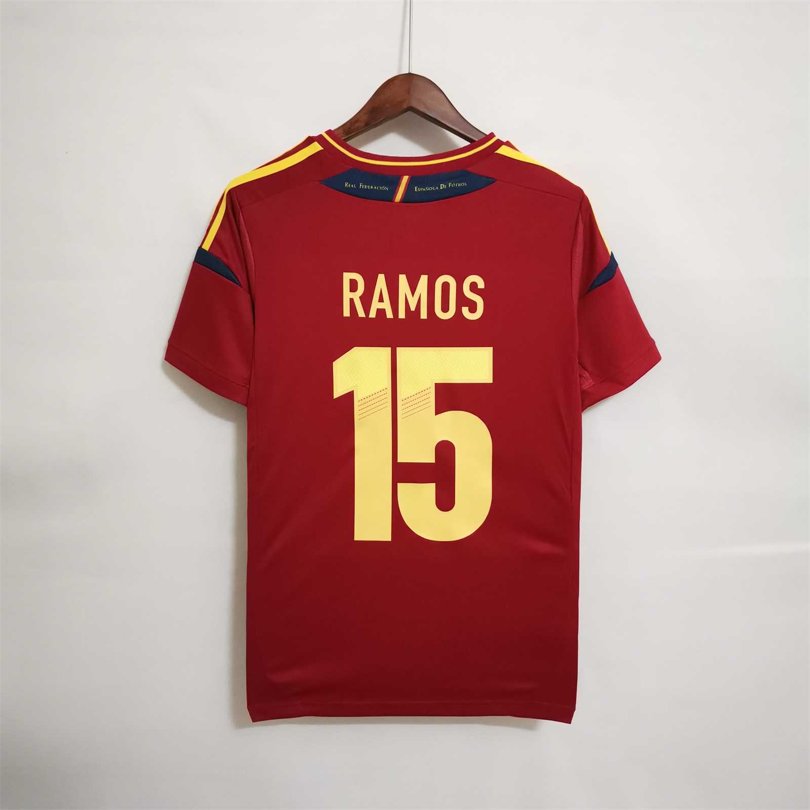 Retro Spain 2012 Home Stadium Jersey