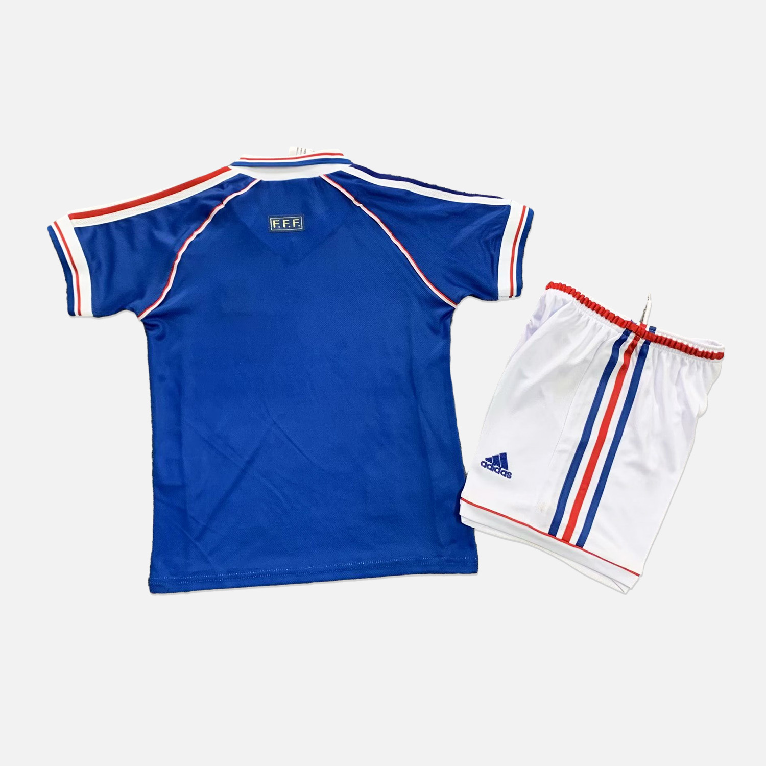 Retro France 1998 Home Stadium Kids Kit