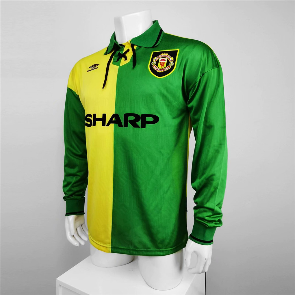 Manchester United Retro 92-94 Third Away Long Sleeve Jersey