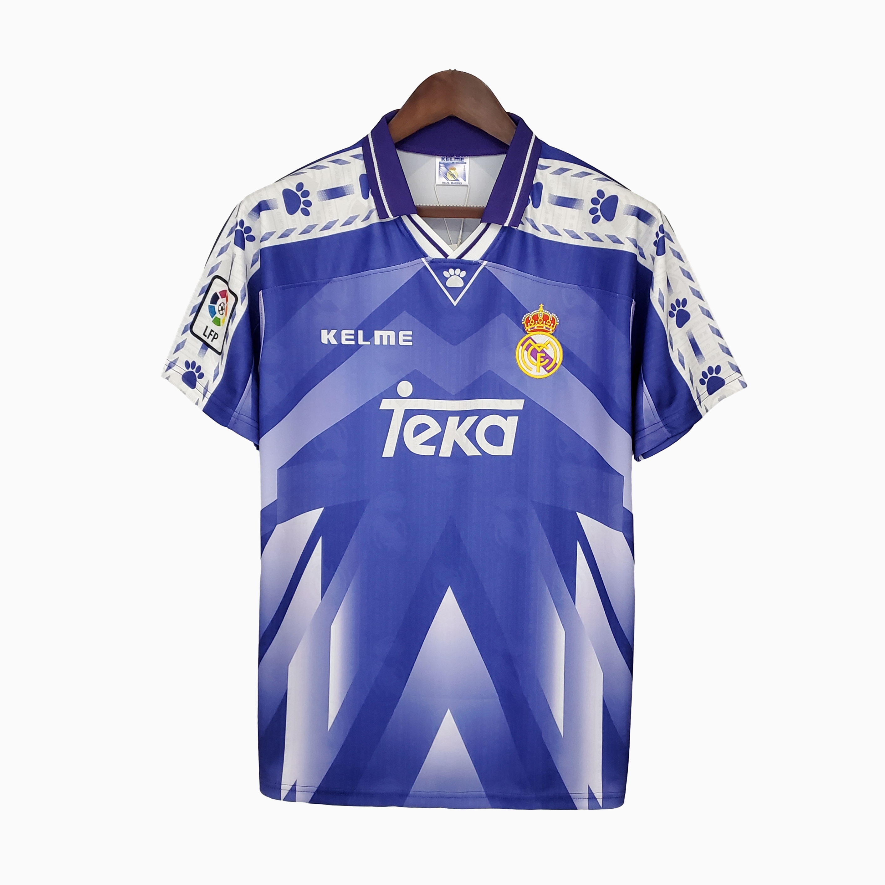 Retro Real Madrid 1996-97 Away Stadium Jersey