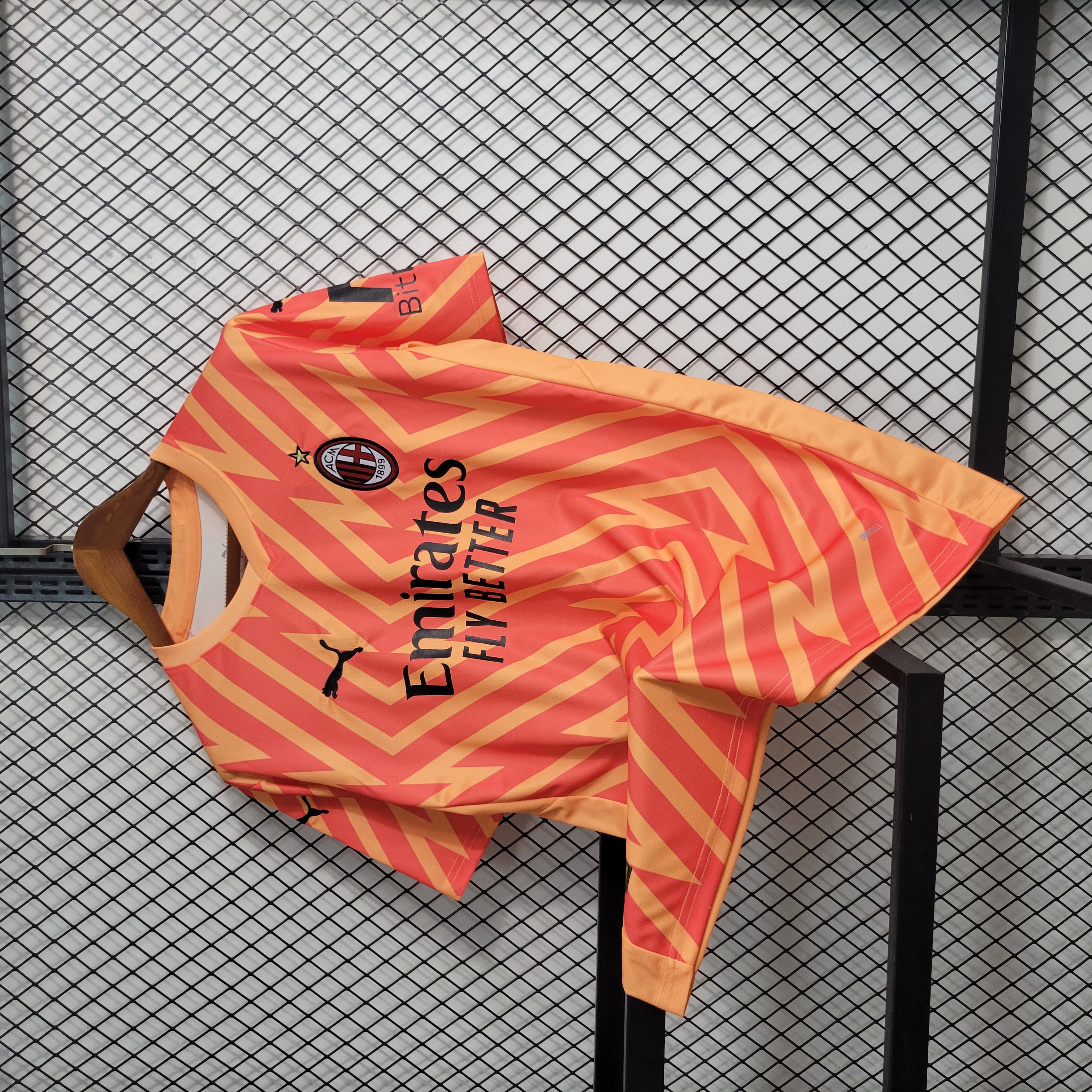 AC Milan 23-24 Orange Goalkeeper Jersey - Fans Version