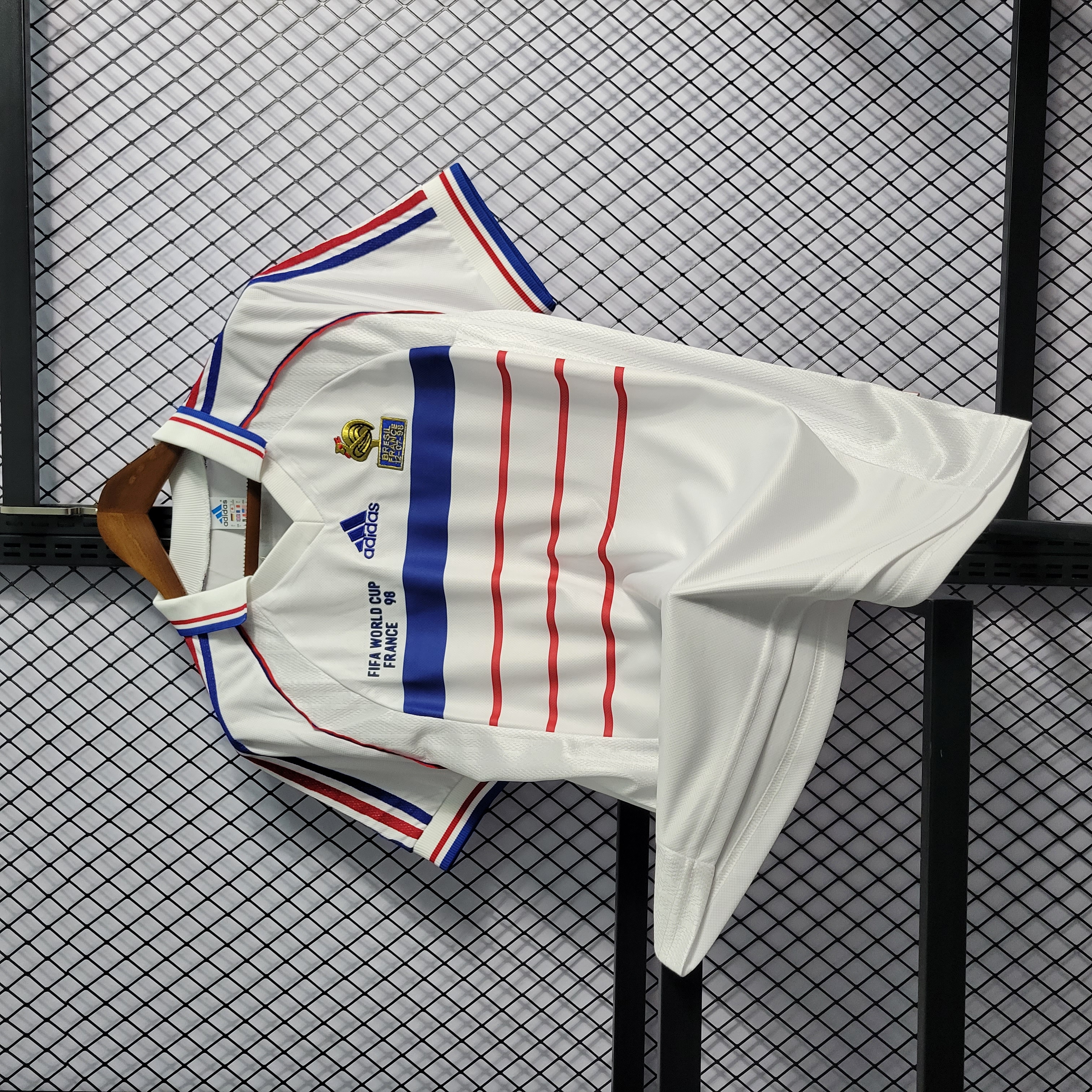 Retro France 1998 Away Stadium Jersey