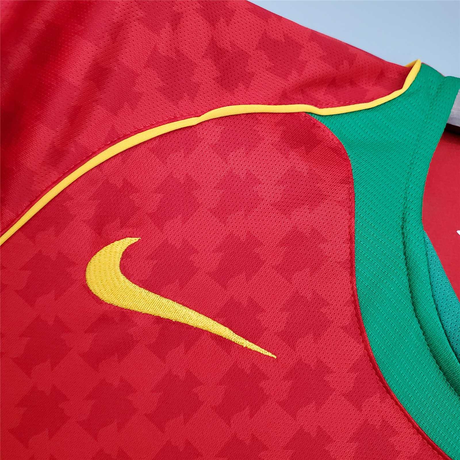 Retro Portugal 2004 Home Stadium Jersey