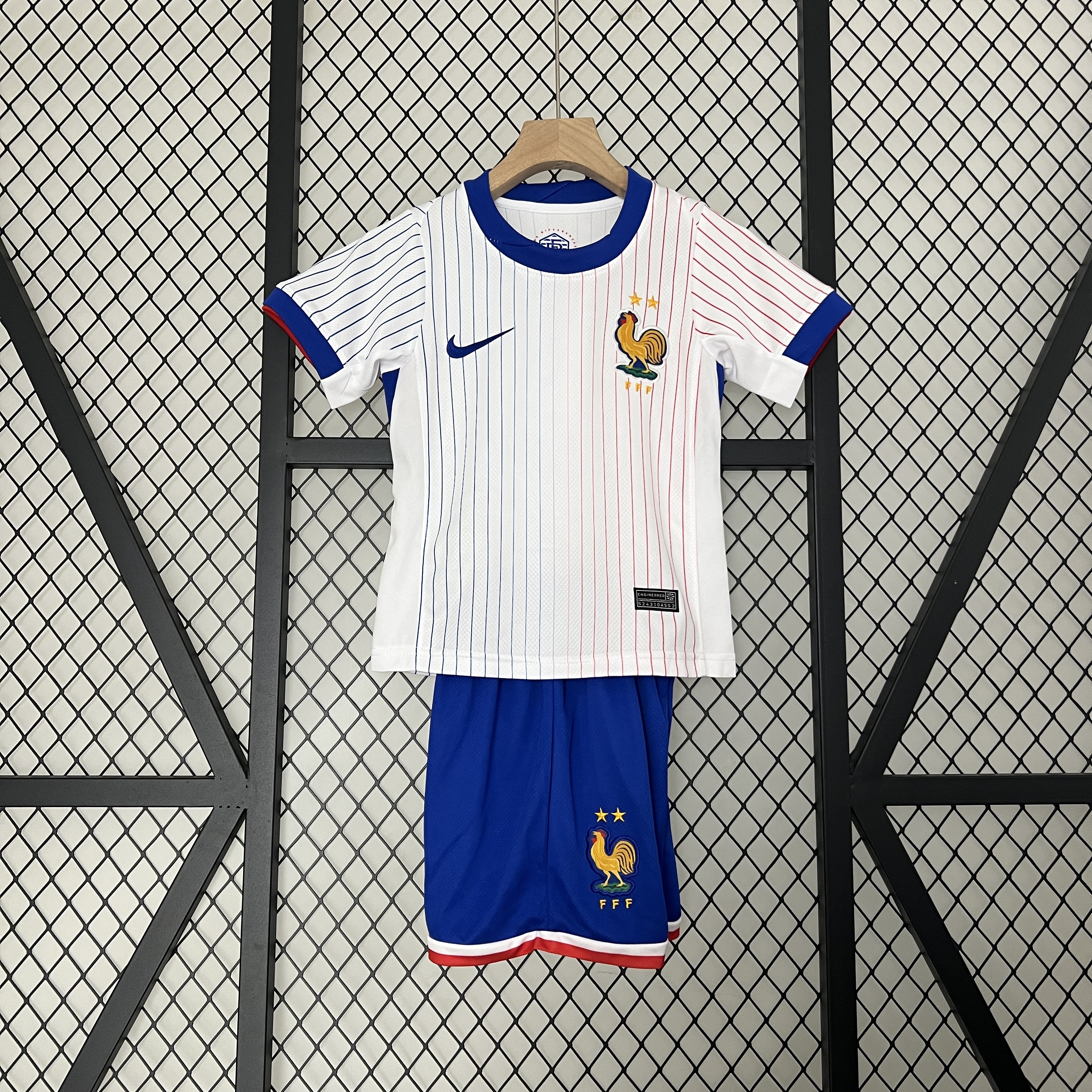 France 2024 Away Stadium Kids Kit