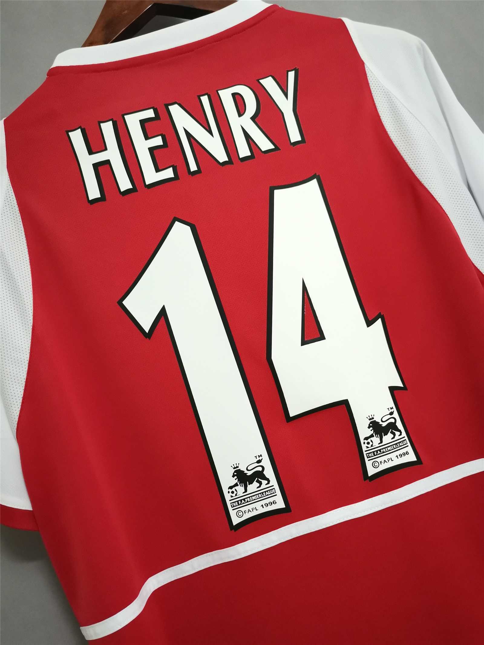 Arsenal Retro 02-04 Home Stadium Jersey