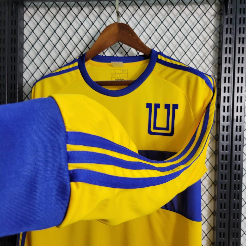 Tigres UANL 23-24 Home Stadium Long Sleeve Jersey - Fans Version