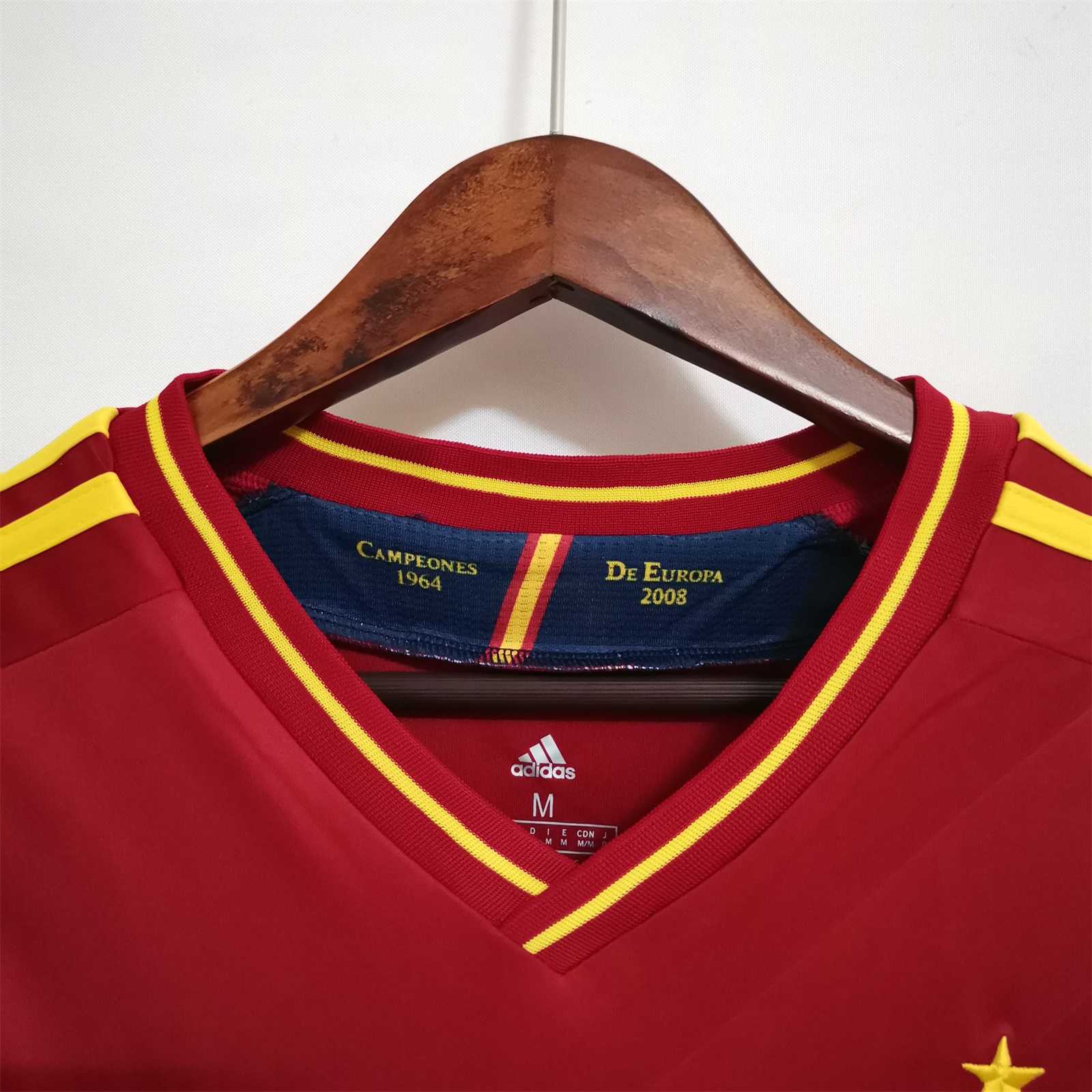 Retro Spain 2012 Home Stadium Jersey