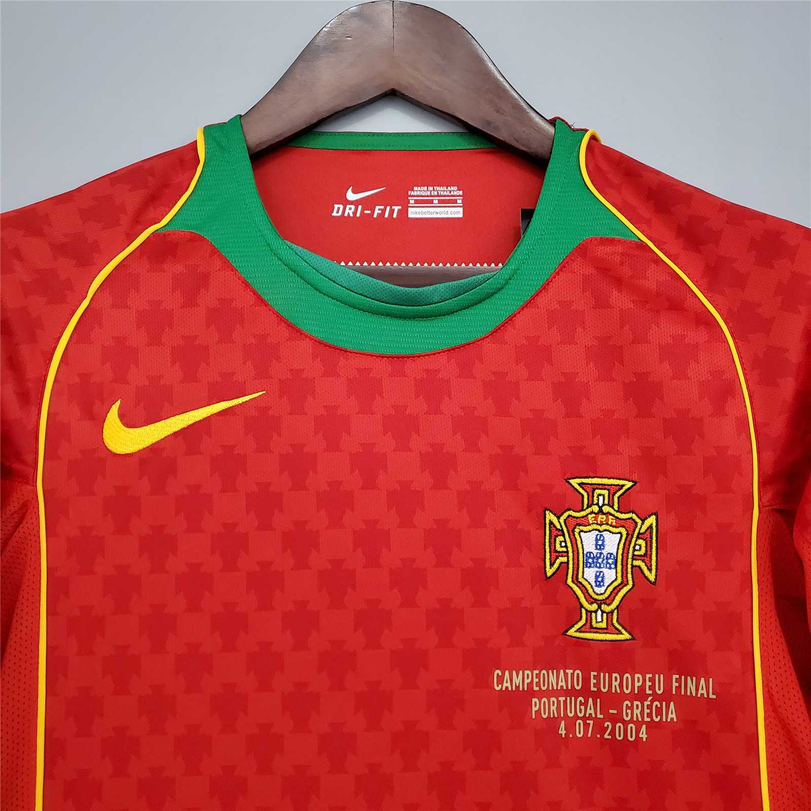 Retro Portugal 2004 Home Stadium Jersey