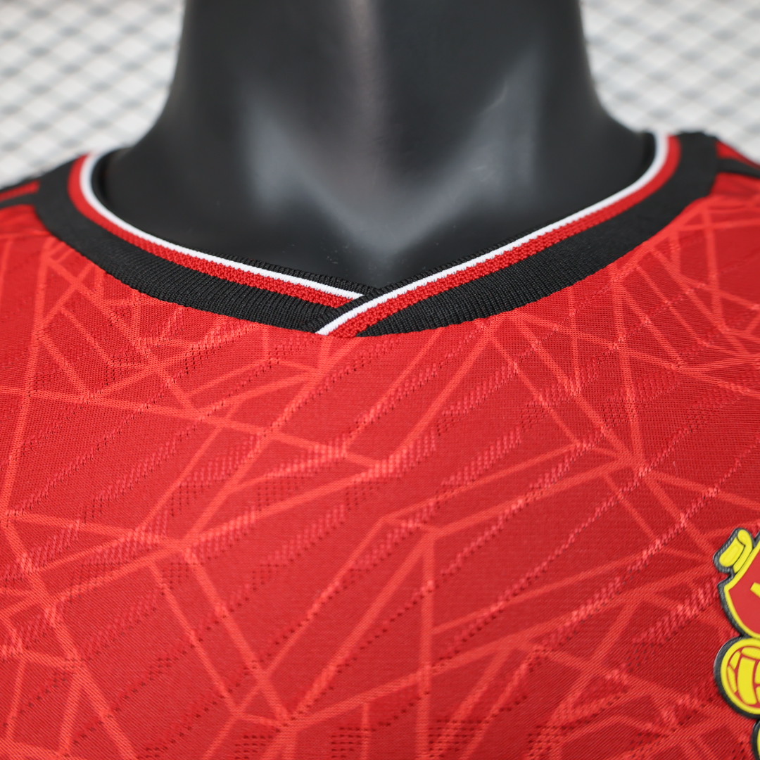Manchester United 23-24 Home Long Sleeve Jersey - Player Version