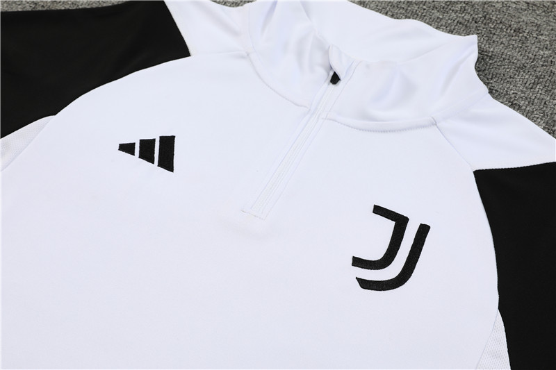 Juventus 23-24 Long Sleeve Training Set -Black and White