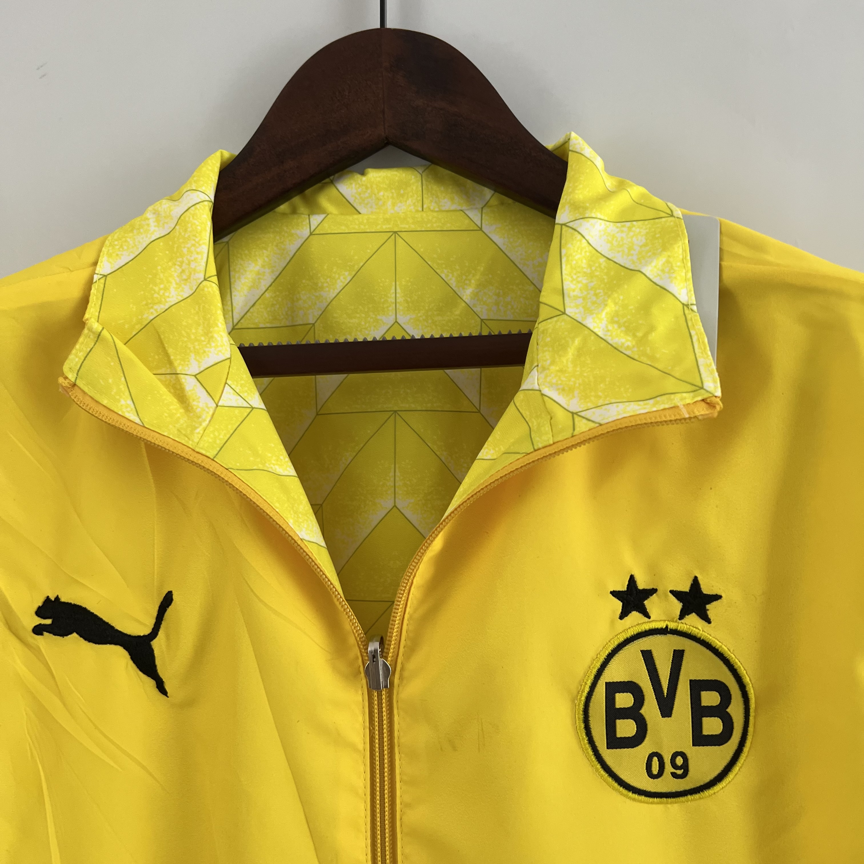 Dortmund 23-24 Double Sided Windbreaker - Yellow