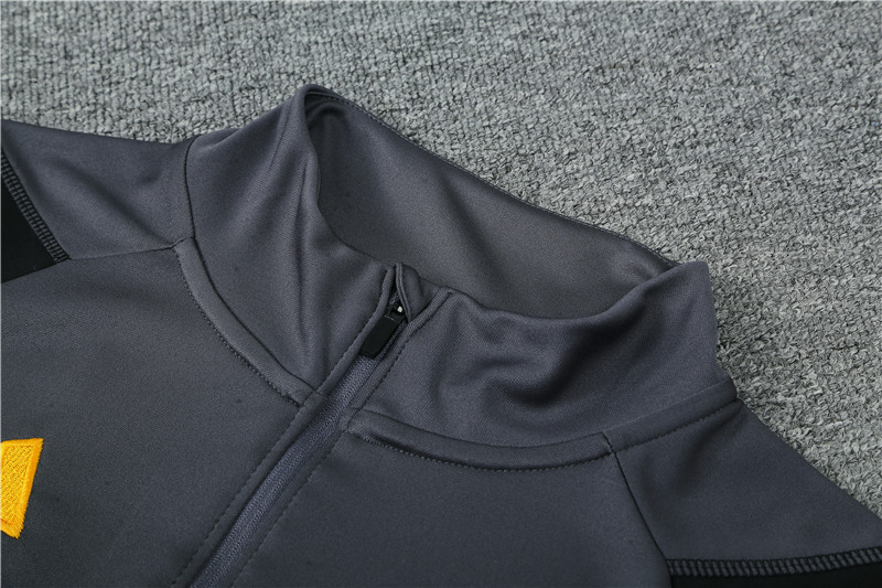 Real Madrid 23-24 Long Sleeve Training Set -Dark Grey