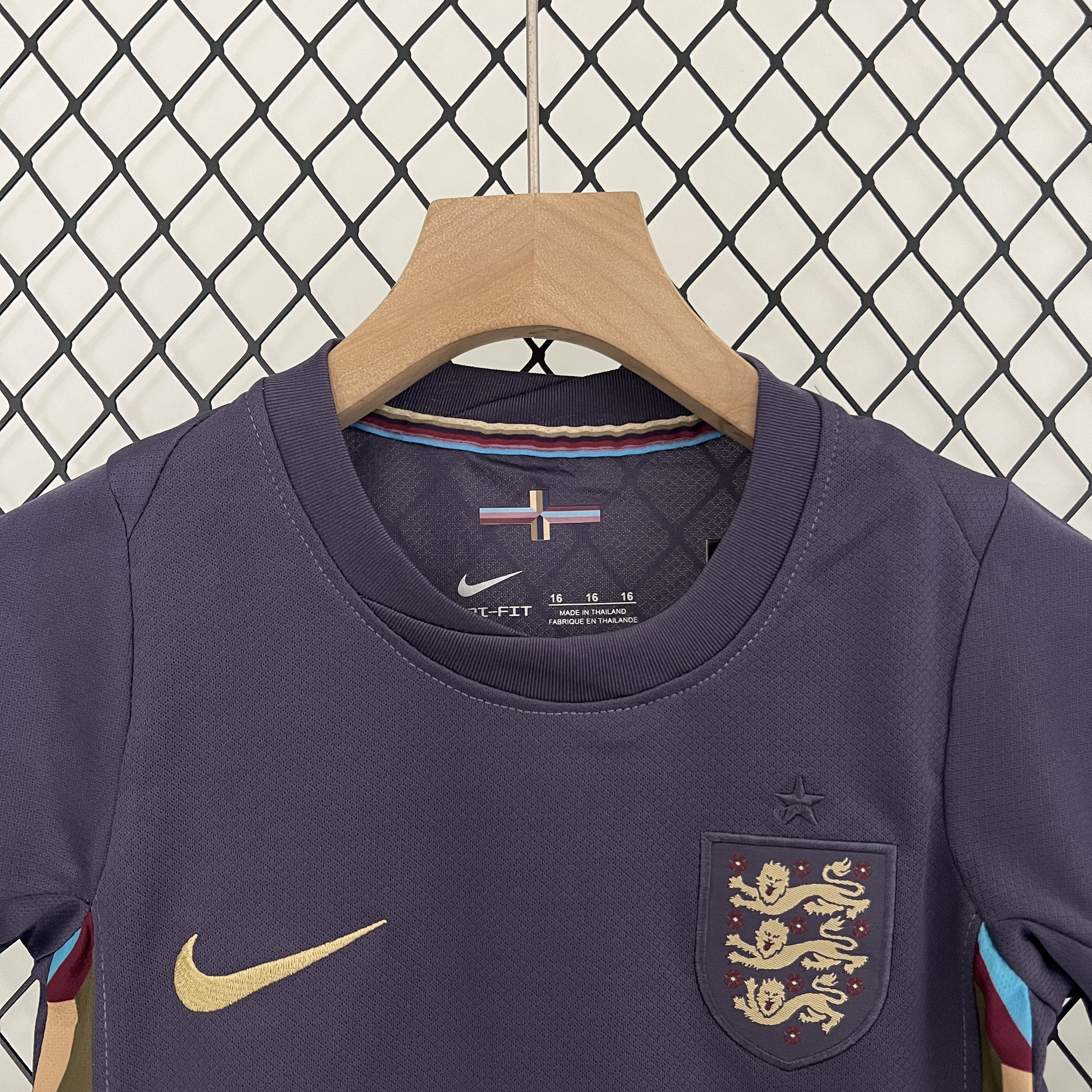 England 2024 Away Stadium Kids Kit