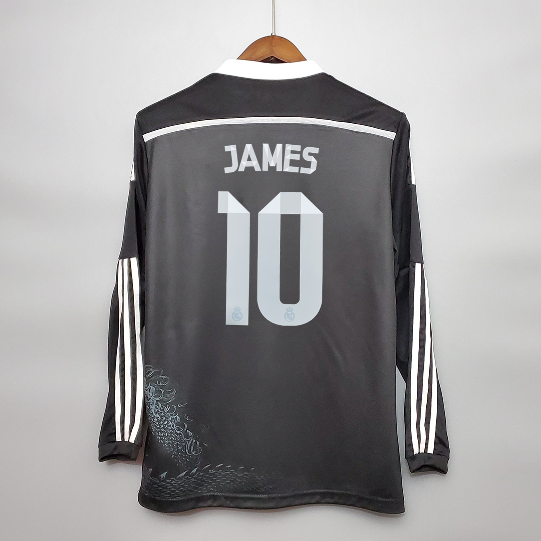 Real Madrid Retro 14-15 Third Away Long Sleeve Jersey