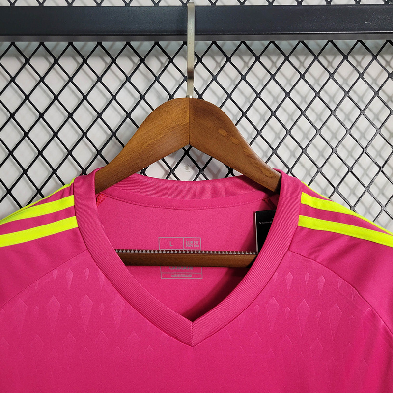 Real Madrid 23-24 Pink Goalkeeper Jersey - Fans Version