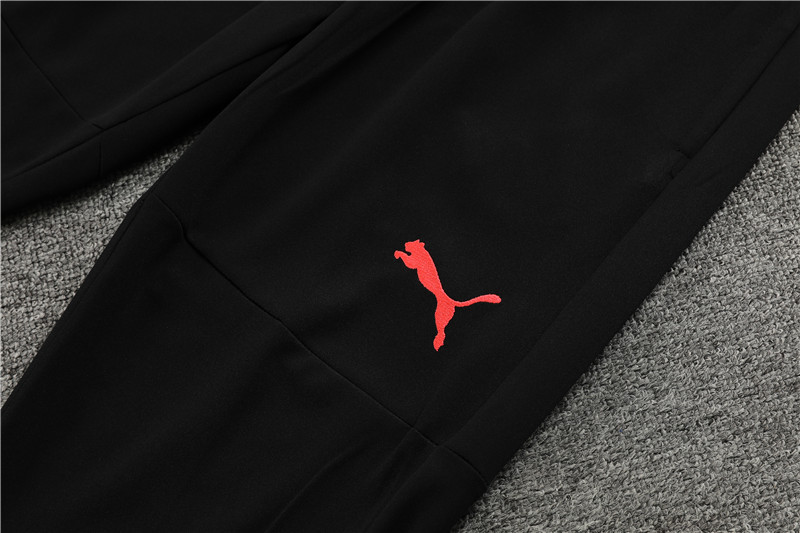 Manchester City 23-24 Kids Long Sleeve Training Set Orange