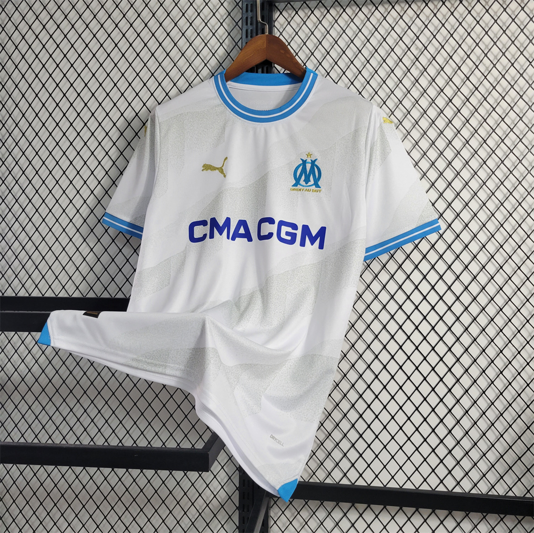 Marseille 23-24 Home Stadium Jersey - Fans Version