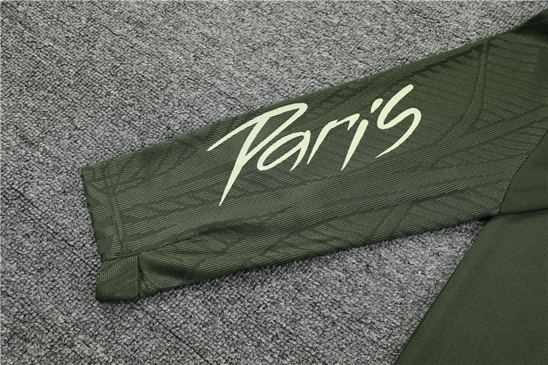 Paris Saint-Germain PSG 23-24 Long Sleeve Training Set -Pitch Green