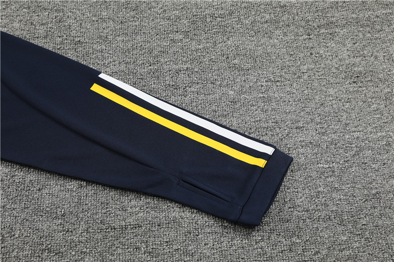 Real Madrid 23-24 Kids Long Sleeve Training Set Royal Blue