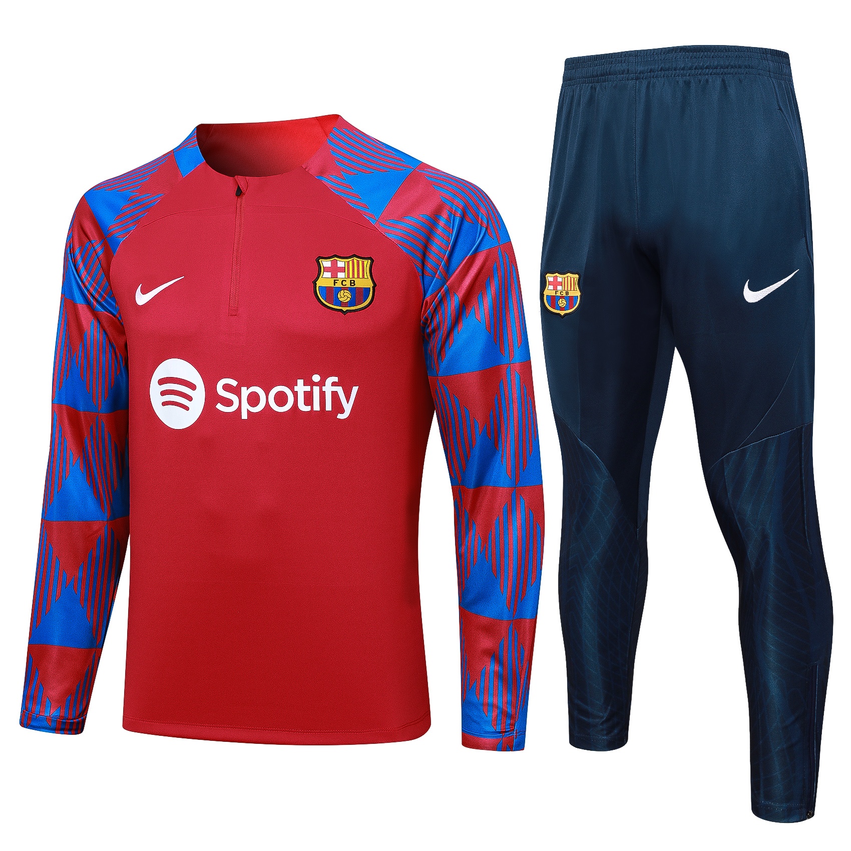 B.A.R.S.A 23-24 Long Sleeve Training Set - Red
