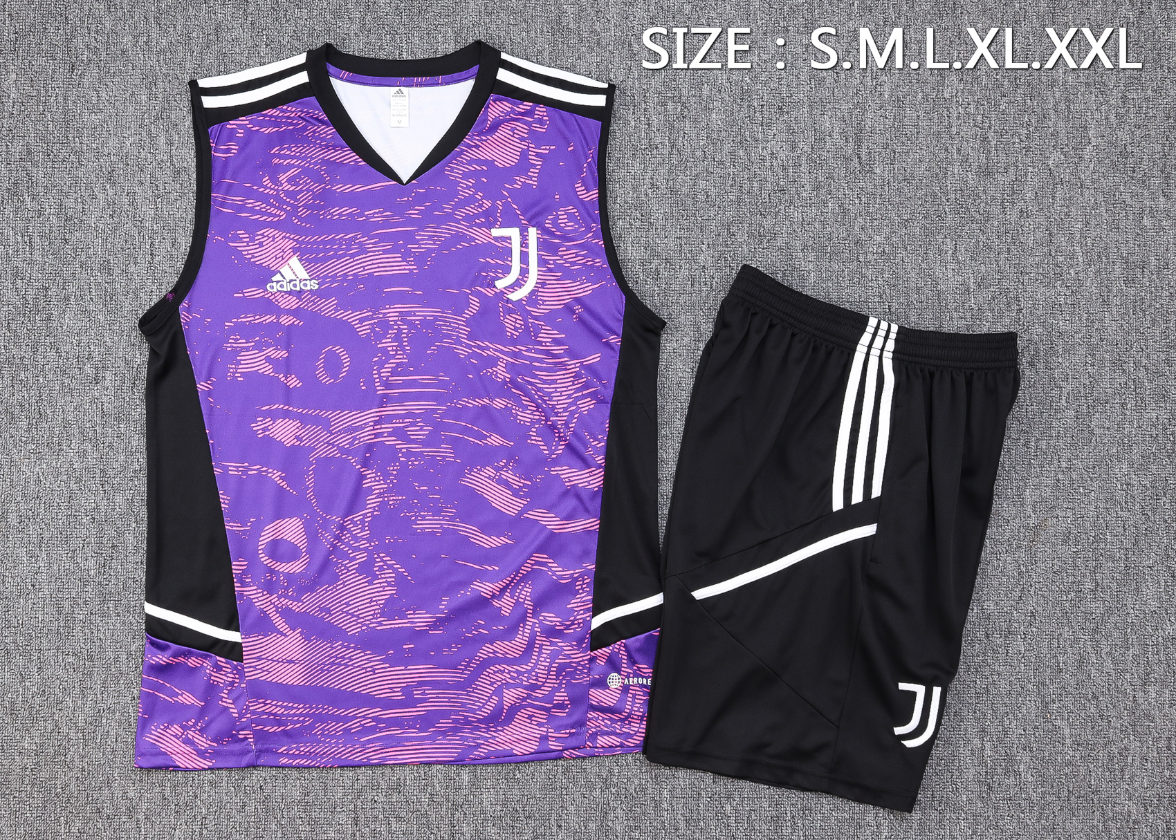 23-24 Juventus purple Training Vest Suit