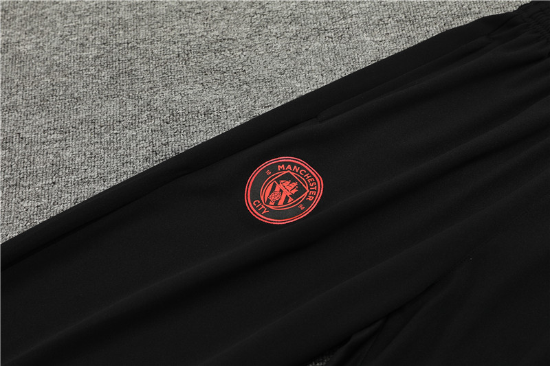 Manchester City23-24 Kids Long Sleeve Training Set Black Camouflage