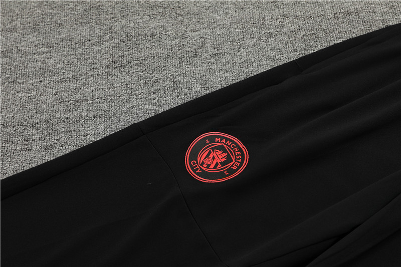 Manchester City 23-24 Long Sleeve Training Set - Orange Red