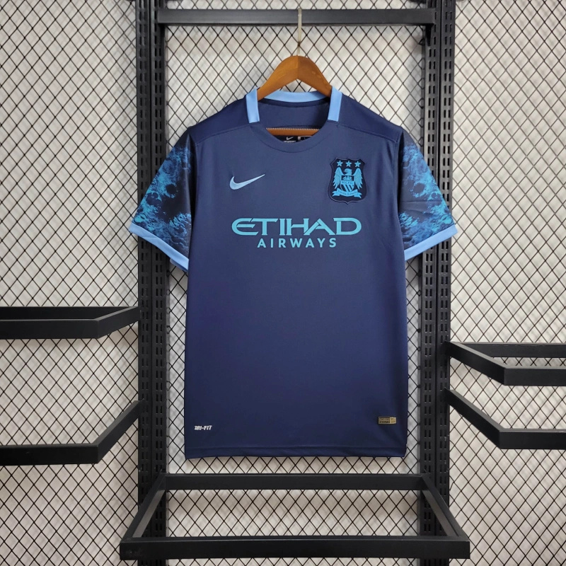 Retro Manchester City 2015-16 Away Stadium Jersey