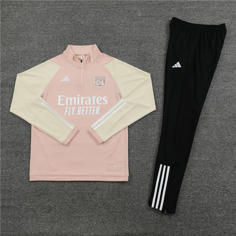 Lyon 23-24 Long Sleeve Training Set -Light Pink