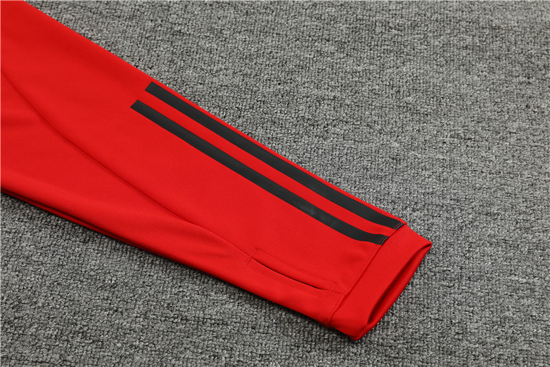Manchester United 23-24 Kids Long Sleeve Training Set Red