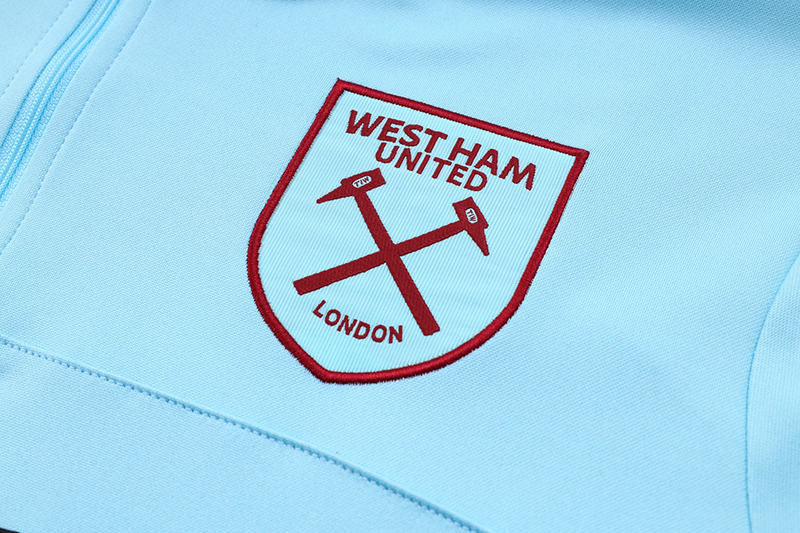West Ham United 23-24 Long Sleeve Training Set -Light Blue