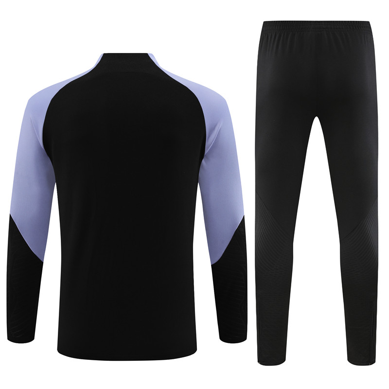 Tottenham Hotspur 23-24 Kids Long Sleeve Training Set Black