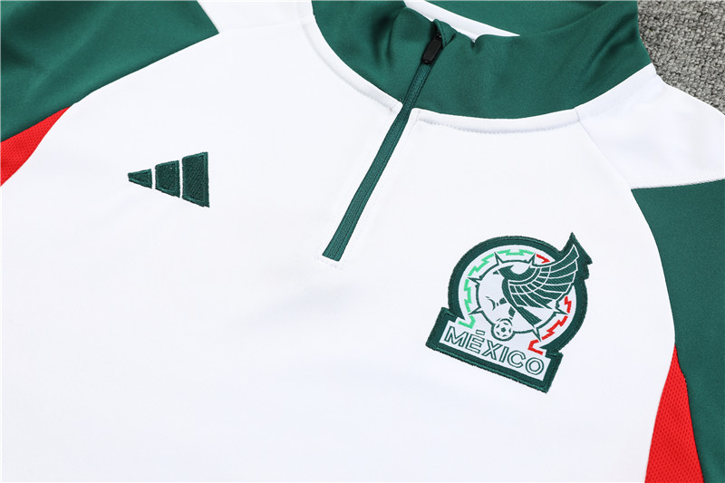 Mexico 23-24 Long Sleeve Training Set -White and Green
